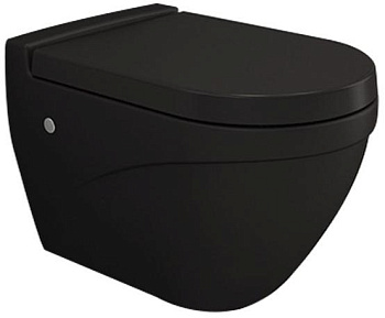 Чаша унитаза подвесного Bocchi Taormina Arch 1012-004-0129 черная матовая