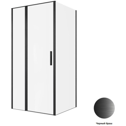 Душевой уголок Allen Brau Priority 100x90 3.31030.BBA + 3.31045.BBA черный браш Душевой уголок Allen Brau Priority 100x90 3.31030.BBA + 3.31045.BBA черный браш