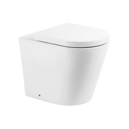 Чаша приставного унитаза BelBagno FLAY-R BB1003CBR