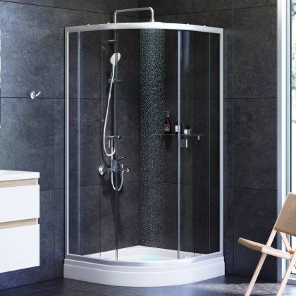 W88G-205-090MT64 X-Joy Twin Slide,  Душевое ограждение без  поддона, 90x90, профиль мат Хром