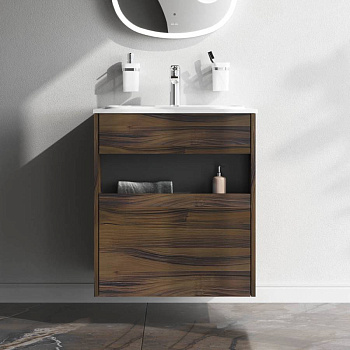 База под раковину с нишей и 1 ящиком, 60 см, дуб крафт, универсальная M8FFUX0601OF База под раковину с нишей и 1 ящиком, 60 см, дуб крафт, универсальная M8FFUX0601OF