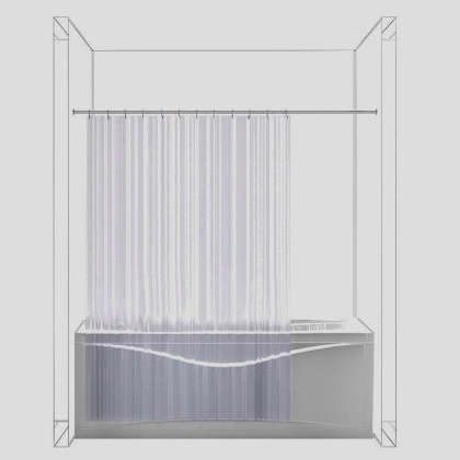 Карниз для ванны Aquanet прямой 170