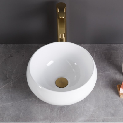 Раковина накладная керамическая круглая BB1114