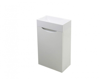 Комплект мебели Mini 400х220 подвесной правосторонний 1 дверный (ШхГхВ) 400х220х607