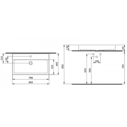 Раковина Bocchi Milano 1377-001-0126 белая