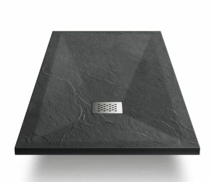 Поддон для душа из искусственного камня VST-4SR9011A, 1100*900*25, антрацит Поддон для душа из искусственного камня VST-4SR9011A, 1100*900*25, антрацит