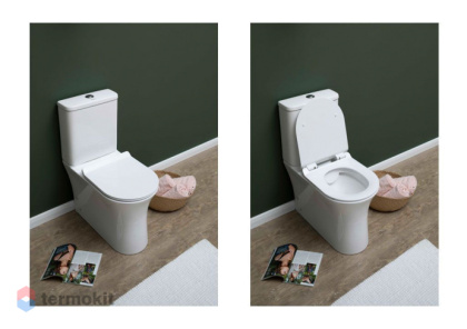 Чаша напольного унитаза Aquanet Rimless Roll-C CL-12249B