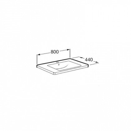 Раковина Roca Gap Unik 80