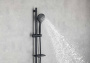 Душевой гарнитур 3jet 73см AQUATEK, матовый черный AQ2011MB 