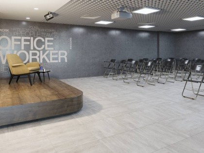 Керамогранит Lines светло-серый 60х60