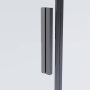 Душевой уголок Soft 2 VSR-3SO28010CLGM, 1000*800, вороненая сталь, стекло прозрачное