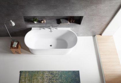 Акриловая ванна BELBAGNO BB409-1700-800-W/NM Белая матовая внутри, черная матовая снаружи Акриловая ванна BELBAGNO BB409-1700-800-W/NM Белая матовая внутри, черная матовая снаружи