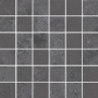 Декор Про Лаймстоун серый темный матовый мозаичный 30x30x0,9