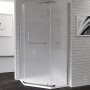 Душевой уголок RGW Passage PA-81 80x80 01088188-21 профиль Хром стекло матовое-сатинат