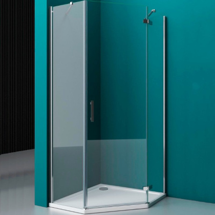 Душевой уголок BelBagno KRAFT-P-1-90-C-Cr-R Душевой уголок BelBagno KRAFT-P-1-90-C-Cr-R