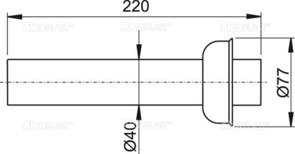 Tруба с обрамлением DN40