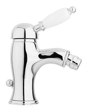 ELITE-BSM1-03/24-M Смеситель для биде однорычажный c донным клапаном, исполнение золото, ручка золото