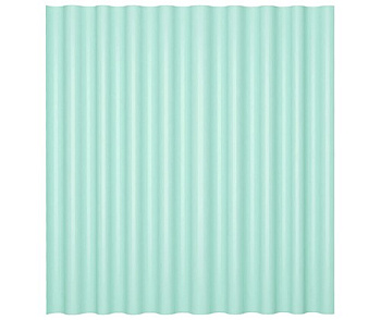 Шторка для ванной Oder, 180х200 см, голубая, SC-30301