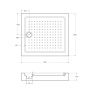 Акриловый поддон CEZARES TRAY-A-AH-140/90-15-W Акриловый поддон CEZARES TRAY-A-AH-140/90-15-W