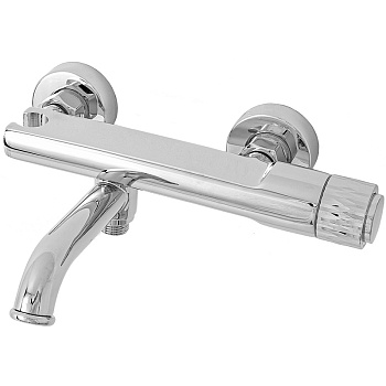 Orange PURE M02-100cr Смеситель для ванны/душа с кнопочным управлением