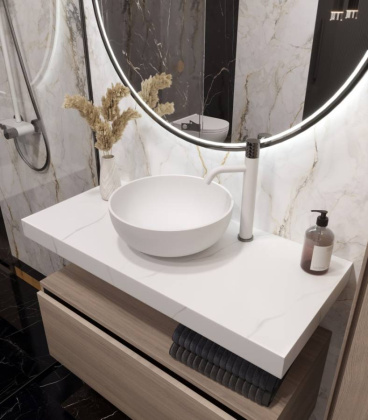 Столешница прямая FLAT CALACATTA 1010*460*70