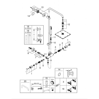 Душевая система Grohe Euphoria 26187000 хром