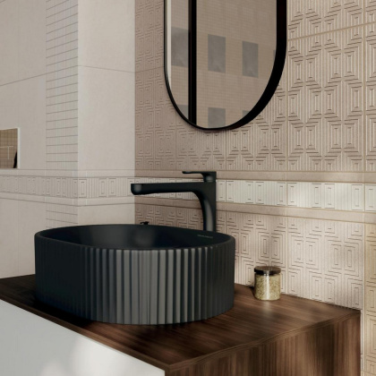 Декор VT\C450\8344 Матрикс бежевый (20см*30см*6,9мм) (20шт/1,2м2) орнамент, шт