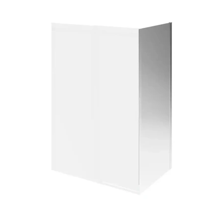 Душевая боковая панель CRISTALLO, 100х210, брашированный никель Душевая боковая панель CRISTALLO, 100х210, брашированный никель