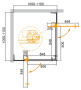 SLIDER-A-2-100/110-GRIGIO-BORO Душевой уголок, Условный размер, мм:(1000-1100)x(1000-1100)x1950 Габариты с диапазоном регулировок, мм:(1000-1100)x(1000-1100)x1950  SLIDER-A-2-100/110-GRIGIO-BORO Душевой уголок, Условный размер, мм:(1000-1100)x(1000-1100)x1950 Габариты с диапазоном регулировок, мм:(1000-1100)x(1000-1100)x1950