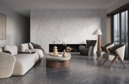 Керамический слэб CARRARA BIANCO ELEGANCE 2800х1200х6мм, Polished 