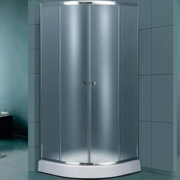 Душевой уголок RGW Dolphin TN-209-J 100х100 28912900-101 профиль Хром стекло рифленое