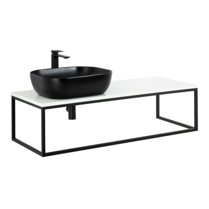 Консоль металлическая под накладные раковины BelBagno EK-140-ST