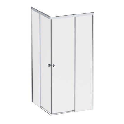 W94G-403-9090-МТ Душевое ограждение X-Joy Square Slide 90х90, мат Хром, прозрачное
