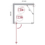 Душевой уголок BelBagno ETNA-A-1-80-C-Cr Душевой уголок BelBagno ETNA-A-1-80-C-Cr