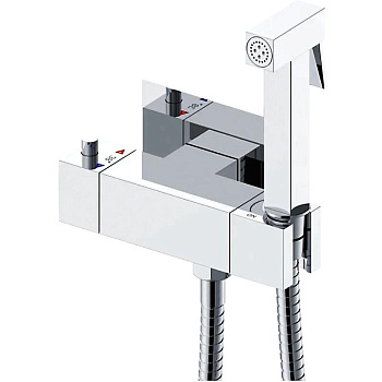 Гигиенический душ с термостатом Rose R965, хром