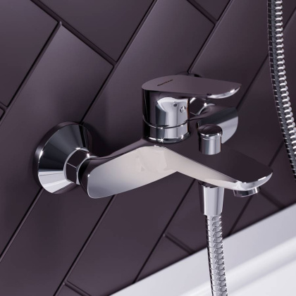 771000001 Jupiter, Смеситель Для ванны и душа, Хром