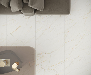 Europa Gold l Керамогранит белый 60x60 Матовый Карвинг