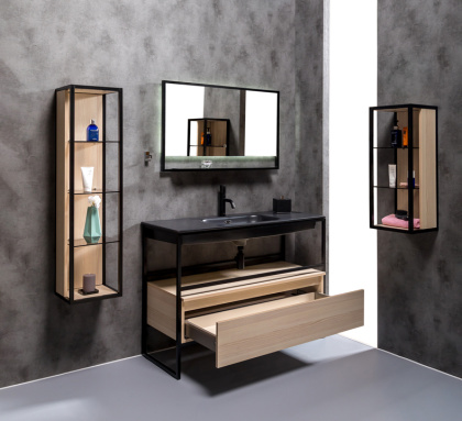 Ящик под консоль LOFT 120 light wood, 1 полка 894-120-L Boheme