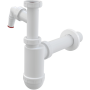 Сифон для умывальника DN40 со штуцером и накидной гайкой 5/4"