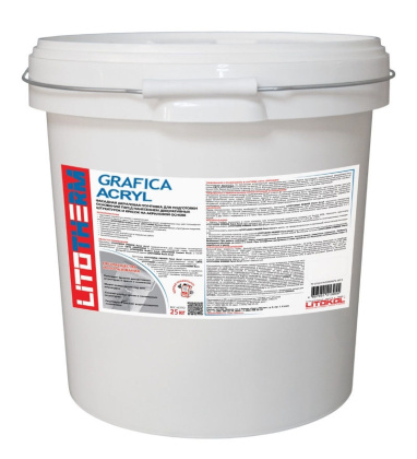 Клеевая смесь для фасадного утеплителя LITOTHERM GRAFICA ACRYL, 2,5 мм