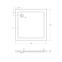 Поддон SMC CEZARES TRAY-M-A-90-35-W Поддон SMC CEZARES TRAY-M-A-90-35-W