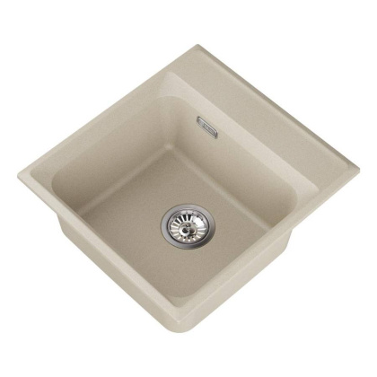 Мойка кухонная Point Мисти 46 светло-бежевый