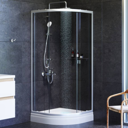W88G-205-080MT64 X-Joy Twin Slide,  Душевое ограждение без  поддона, 80x80, профиль мат Хром W88G-205-080MT64 X-Joy Twin Slide,  Душевое ограждение без  поддона, 80x80, профиль мат Хром