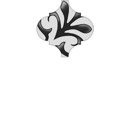 Декор OS\A33\65000 Арабески глянцевый орнамент 6.5*6.5*7 (уп\26шт), шт