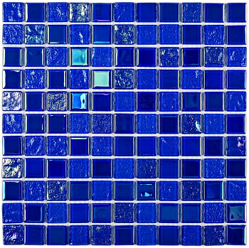 Мозаика Bonaparte Стеклянная Bondi dark blue-25 30х30 см