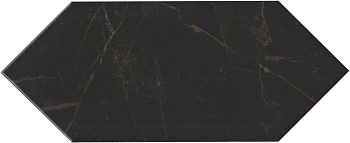 Плитка настенная 35007 Келуш Черный глянцевый (34см*14см*6,9мм) (9шт/0,709м2) Мрамор, м2