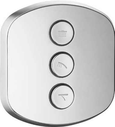 GLOBO-F-DEV3-B-01 Встраиваемый 3-х позиционный кнопочный переключатель