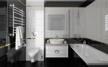 Simple Плитка настенная белый 25х75 Simple Плитка настенная белый 25х75