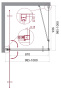 Душевой уголок BelBagno MARMI-A-1-100-C-Cr