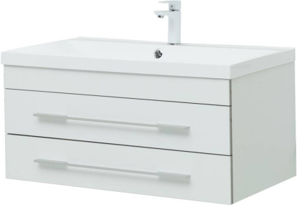 Тумба под раковину Aquanet Верона 90 New белый матовый
